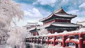 古风雪景