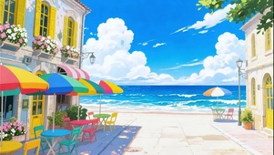 海岸花街