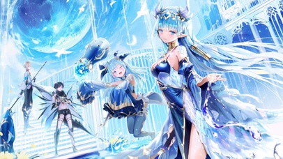 冰雪世界的少女