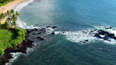 4K波澜壮阔的大海