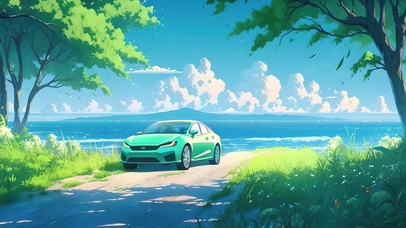 动漫风景护眼壁纸