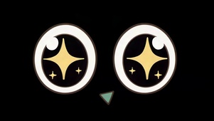 黑夜中的星星眼