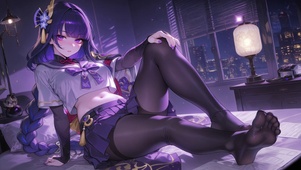 黑丝少女 