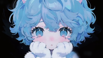 流泪的呆萌小正太