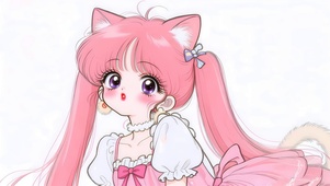 可爱猫少女