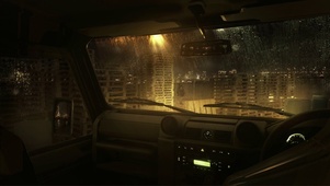 雨天车窗