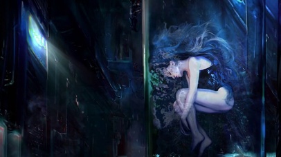 浸泡的少女