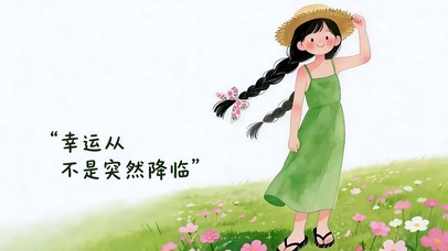 草甸少女 清新治愈