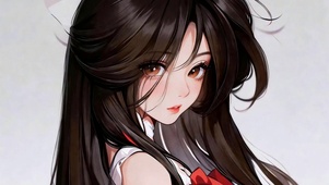 温柔回眸的她