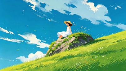 草原看风景