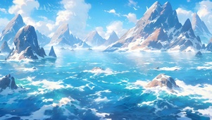 海与山