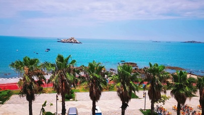 4K夏日海边风光自然风景