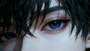 4K 黑发科技风二次元