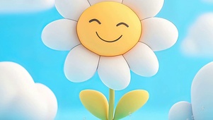 可爱向日葵小清新带鱼屏