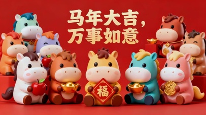 马年大吉 万事如意