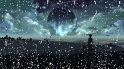 星空之下 治愈玻璃雨