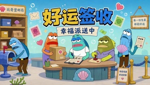 比奇堡邮局好运派送中