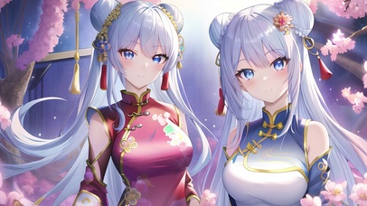 古装樱花阁少女