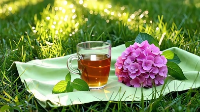 草坪绣球清茶