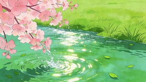 樱花树木