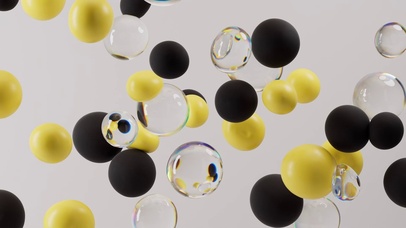 趣味玻璃球体（白）