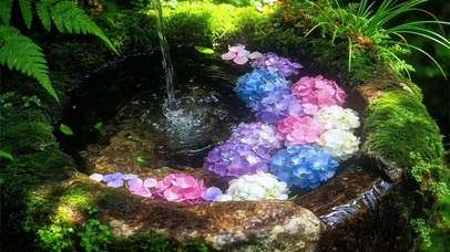 绿色是流动舒展的生命