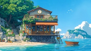 宫崎骏海边小屋