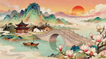 山水如诗如画