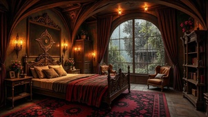 【雨景】中世纪贵族卧房