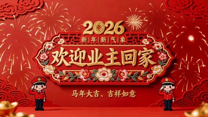 2026马年欢迎业主回家