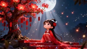 夜景女孩