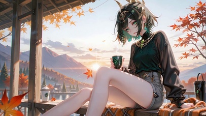 秋日热饮-奈芙尔