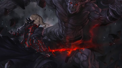 黑saberVS赫拉克勒斯