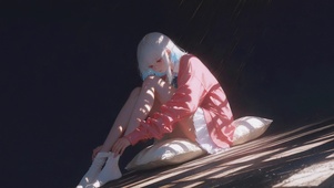 二次元忧郁美女