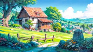 治愈村庄小屋