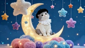 可爱星星猫咪