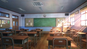4k教室（课桌上放图标）