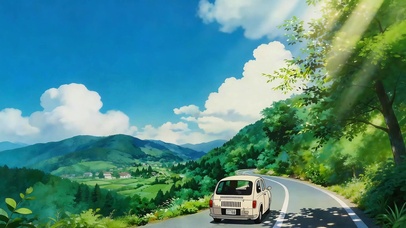 乡路兜风漫漫 