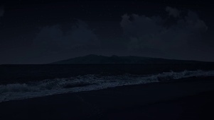 夜晚的大海