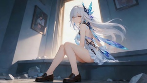 可爱长腿女孩