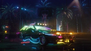 赛博朋克动感汽车