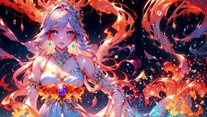 长发动漫美少女