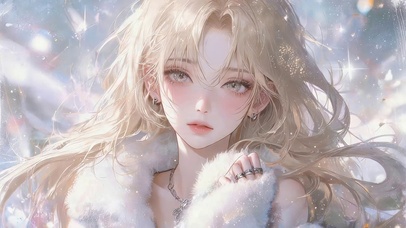 治愈可爱女孩