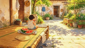 乘凉夏日