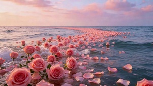 静谧 玫瑰花海