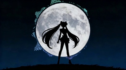 美少女剪影