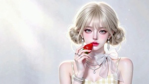 浅金甜系纯欲美女
