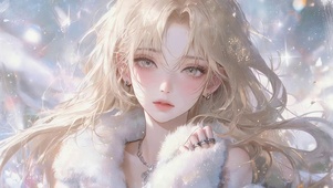 治愈可爱女孩