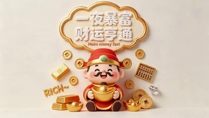 一夜暴富 财运亨通