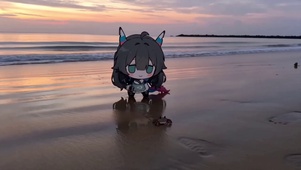 海滩边的小小陈